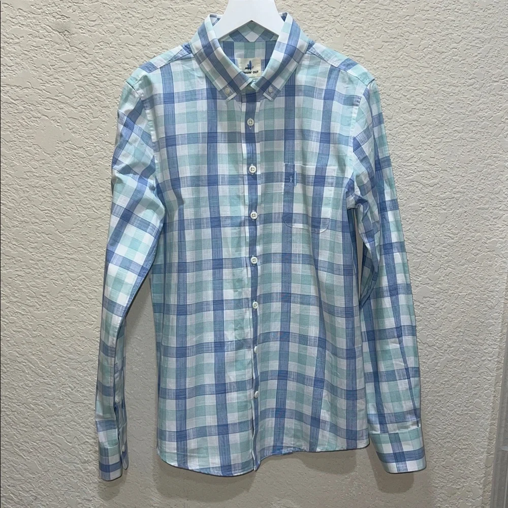 Johnnie-O Hangin’ Out button down size 14 long sleeve - Picture 1 of 5